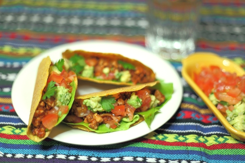 Taco’s met plantaardig gehakt &#038; guacamole