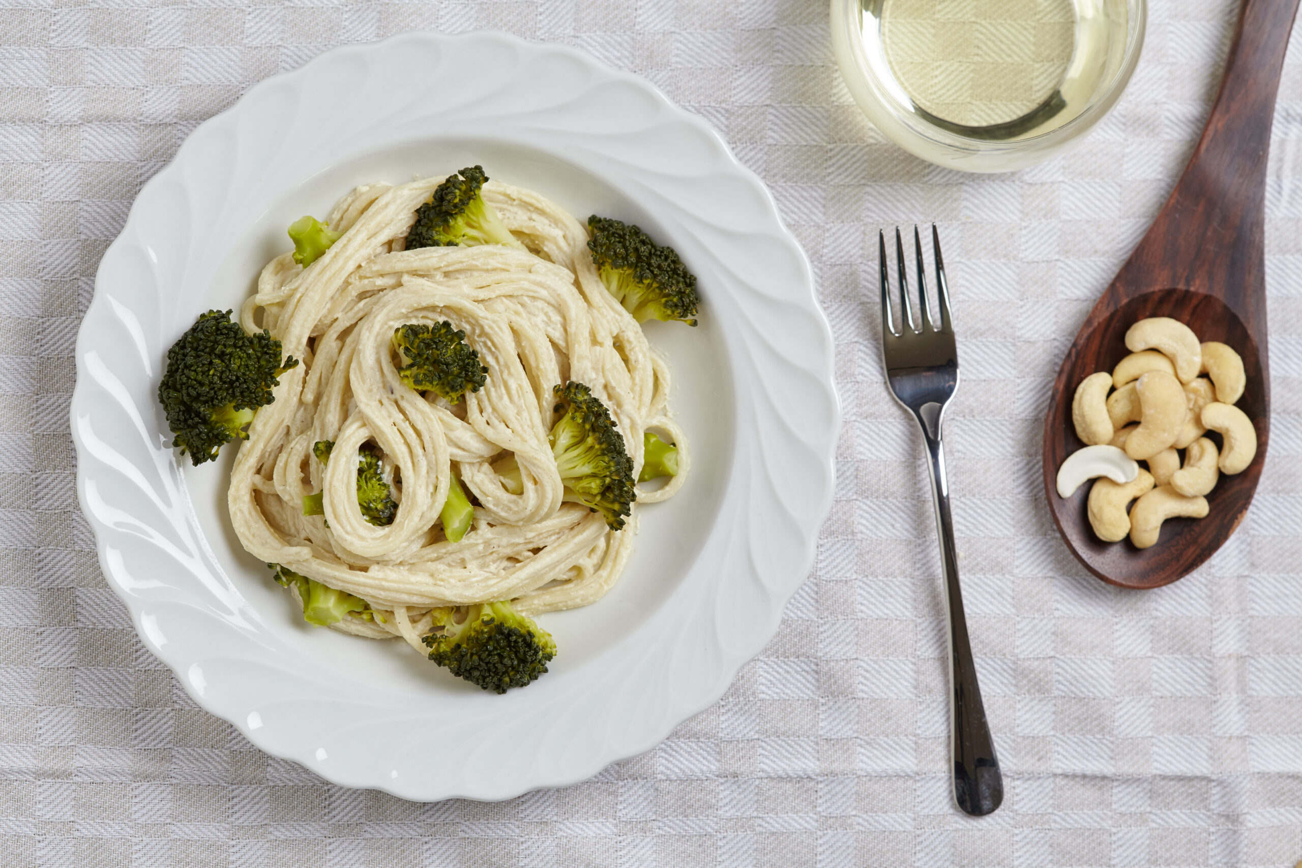 Pasta met broccoli en roomsaus